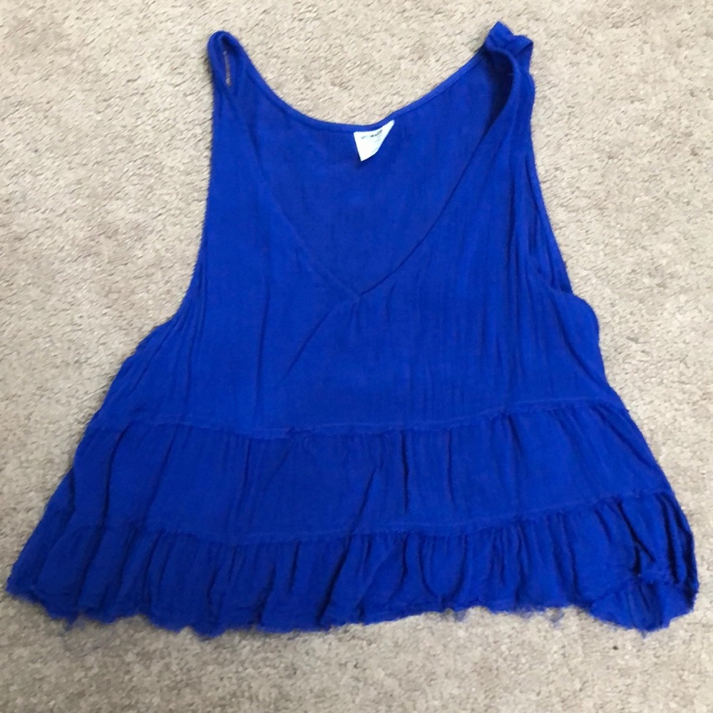 2 for $15 - Free people blue top